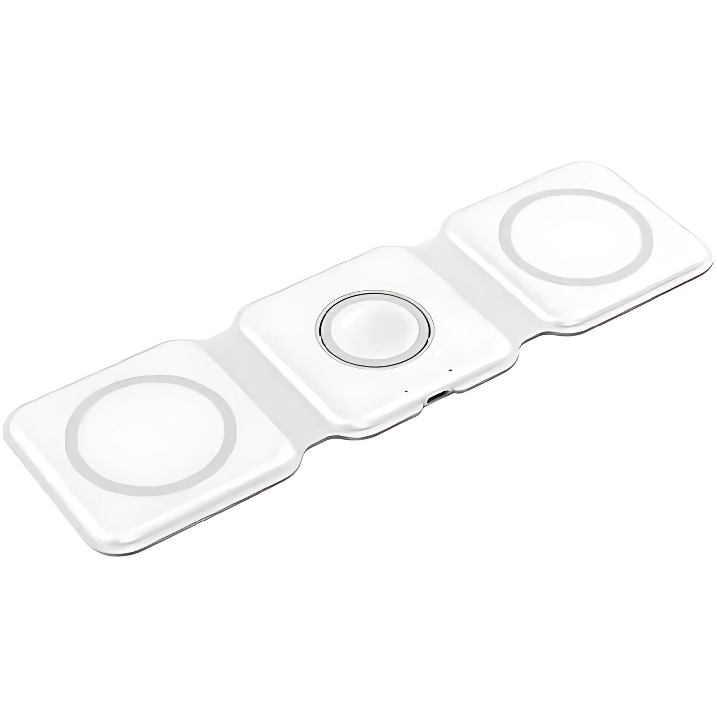 3-in-1 Magnetic Wireless Charger Pad Stand - Fast Wireless Charging Dock Station