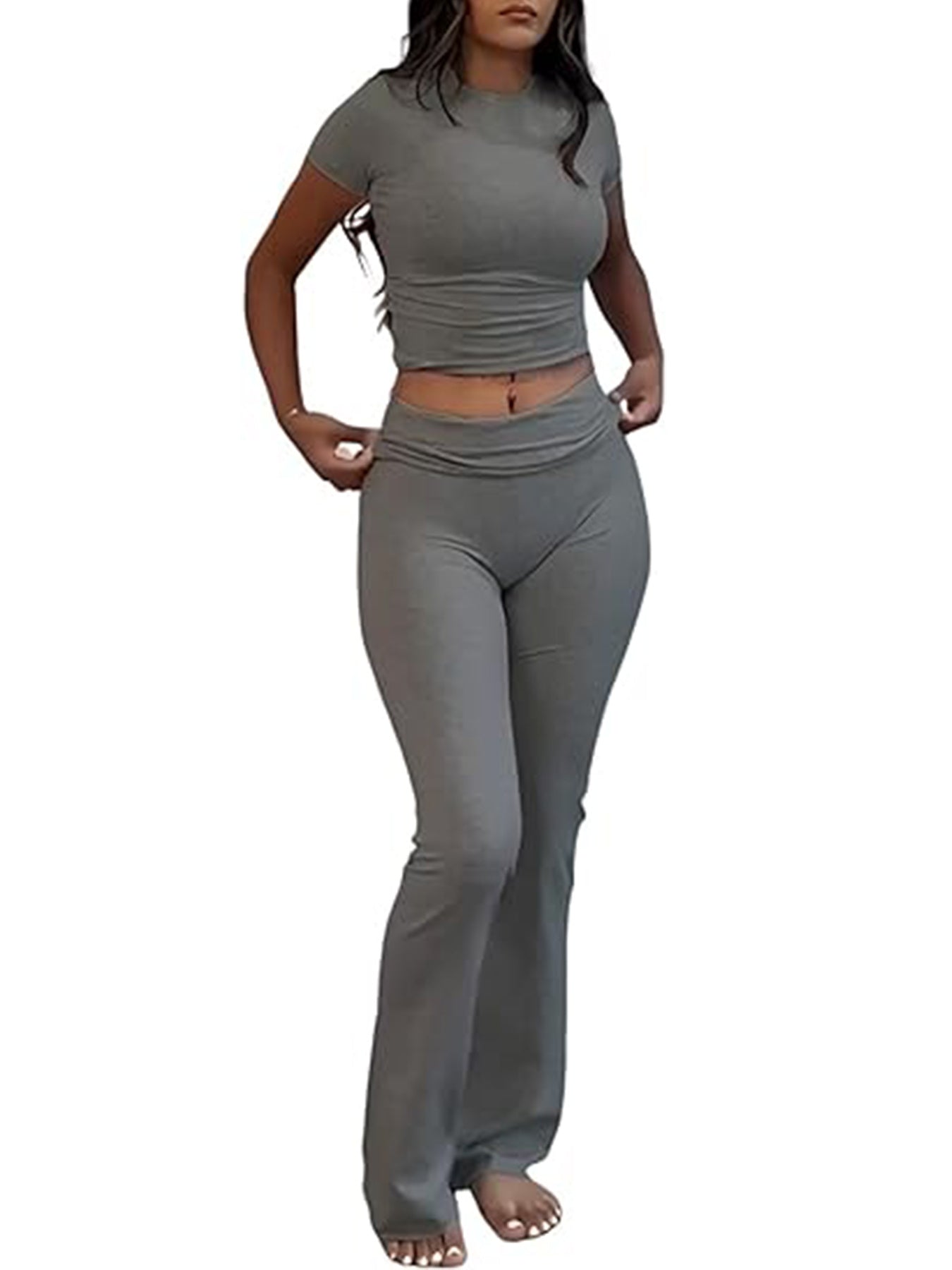 Single Piece Wide Leg Pants