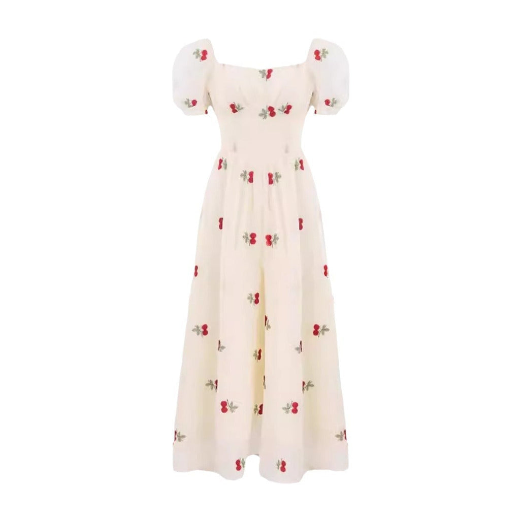 Summer Seaside Vacation French Dress Women