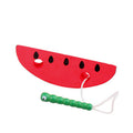 Wooden stringing toys