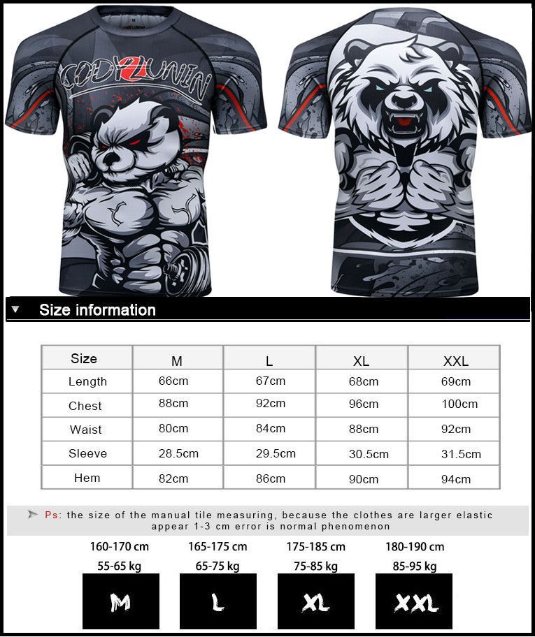 Men's Boxing  Fitness Compression Sportswear