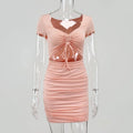 Ladies Sexy Dress Women Summer Dresses Bodycon Party Black