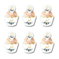 Eid Mubarak Festival Paper Cup Paper Plate Sticker Surrounding Party Supplies