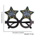 2024 New Year Party Funny Holiday Decorative Glasses Photo Props Glasses Frame