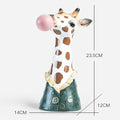 Resin Cartoon Animal Head Vase Succulents Flower vase