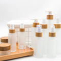 Small sample bottles of cosmetic bottles