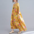 Cotton And Linen Loose Plus Size Dress Women