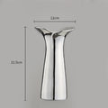 Household Fashion Electroplated Silver Fishtail Ceramic Vase