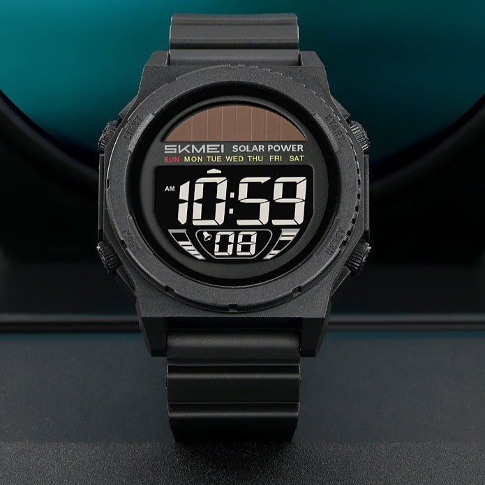 Fashion Solar Multifunctional Waterproof Watch