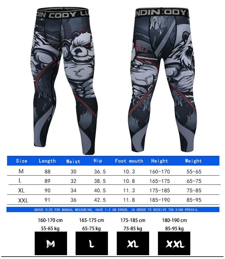 Men's Boxing  Fitness Compression Sportswear