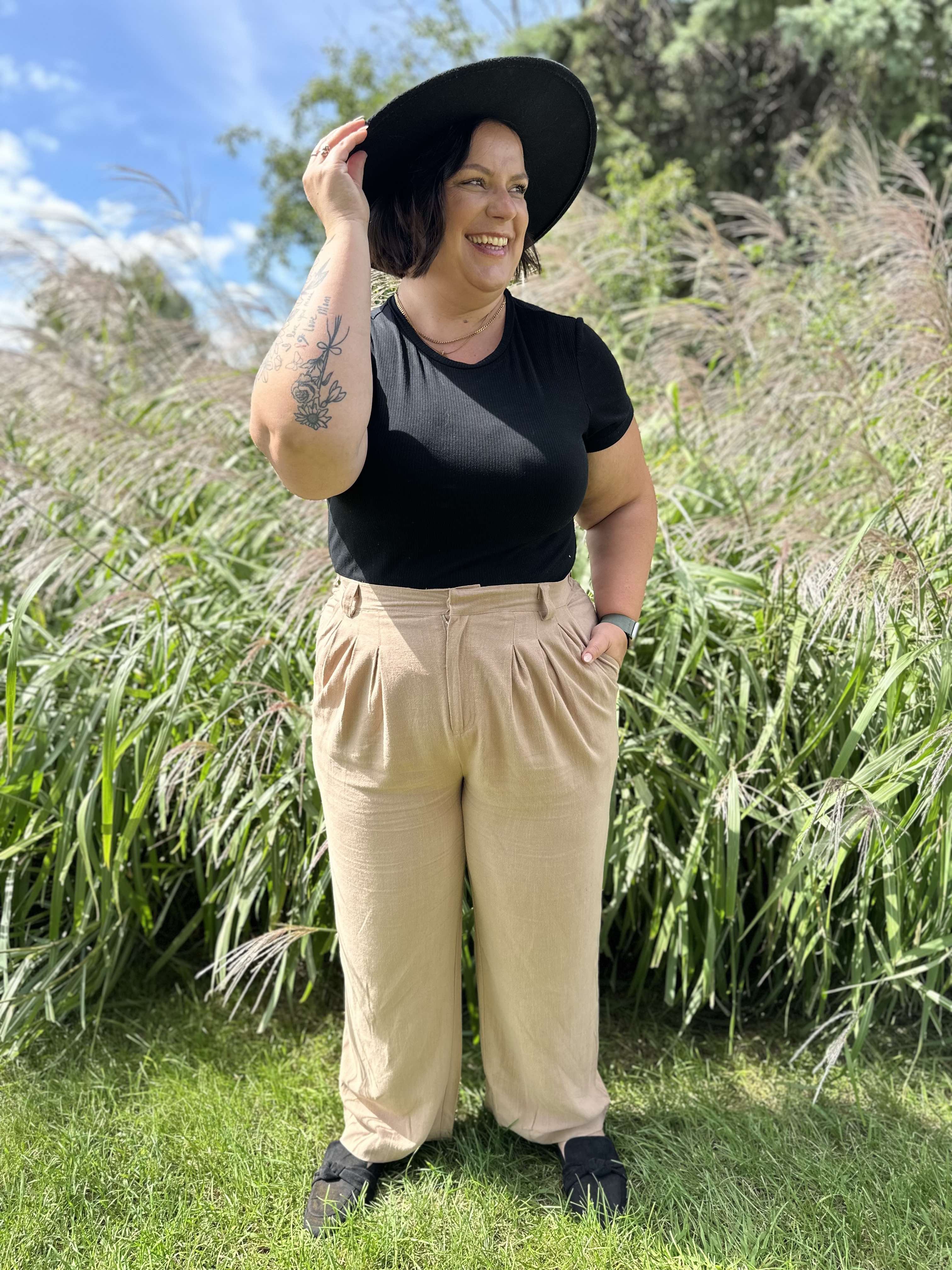 Business Meeting Wide Leg Pants