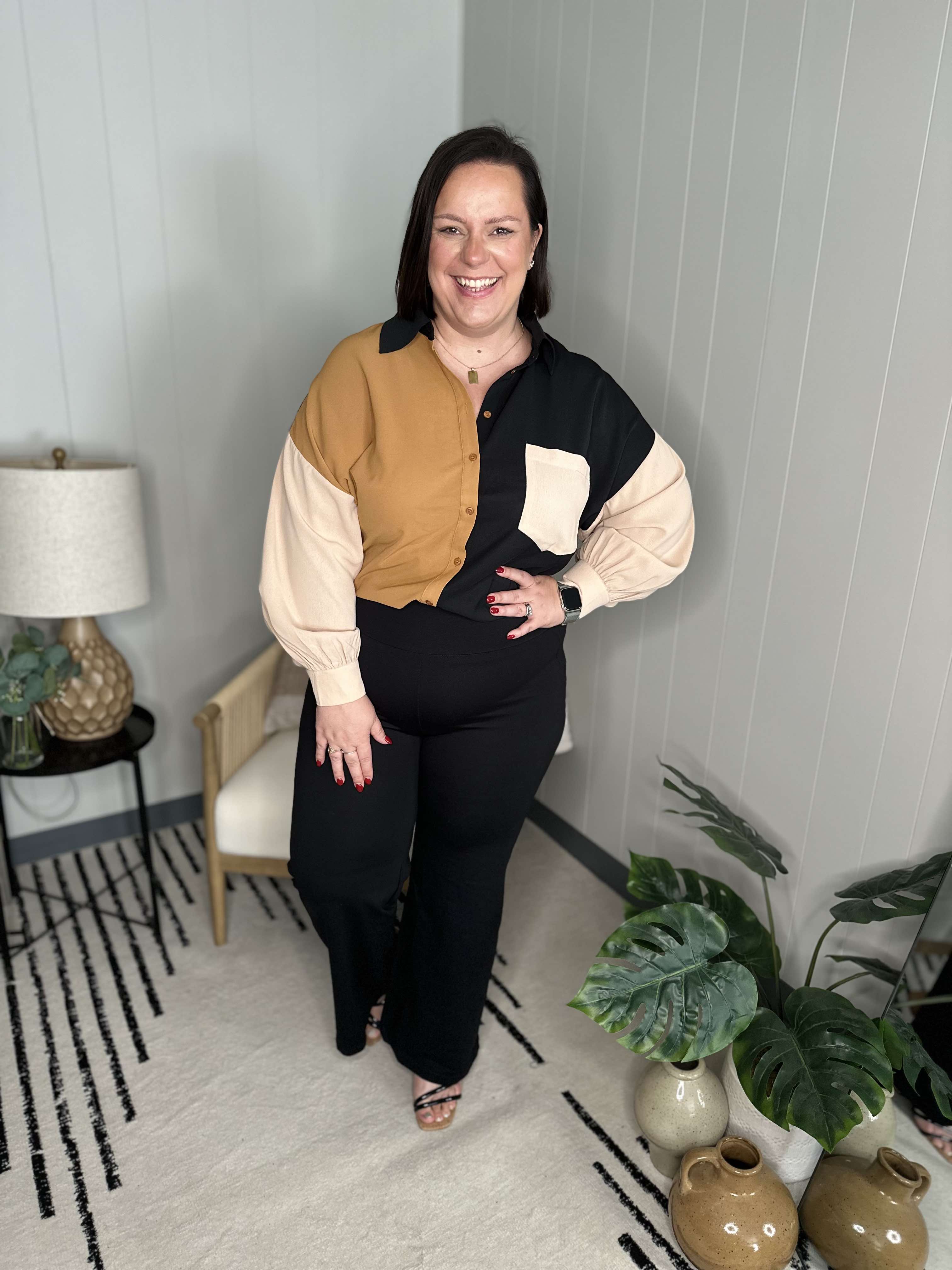 Magic Wide Leg Pants in Navy