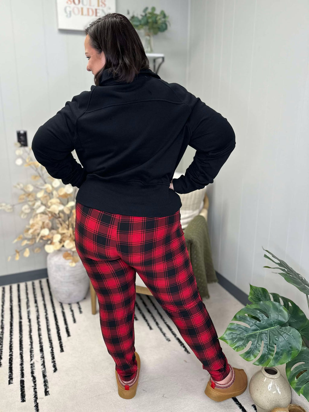 Your New Favorite Joggers in Rose Print