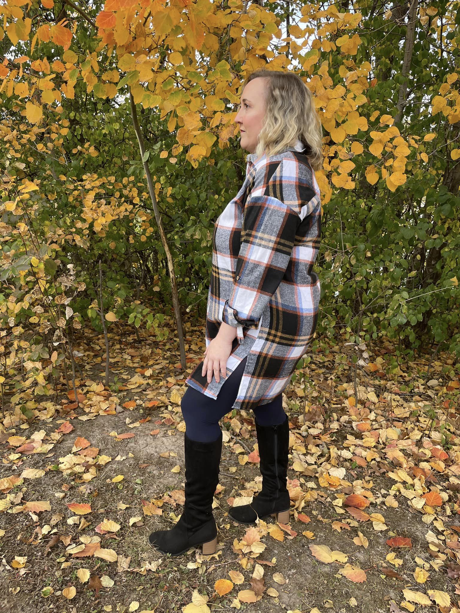 Make it Right Plaid Shirt Dress