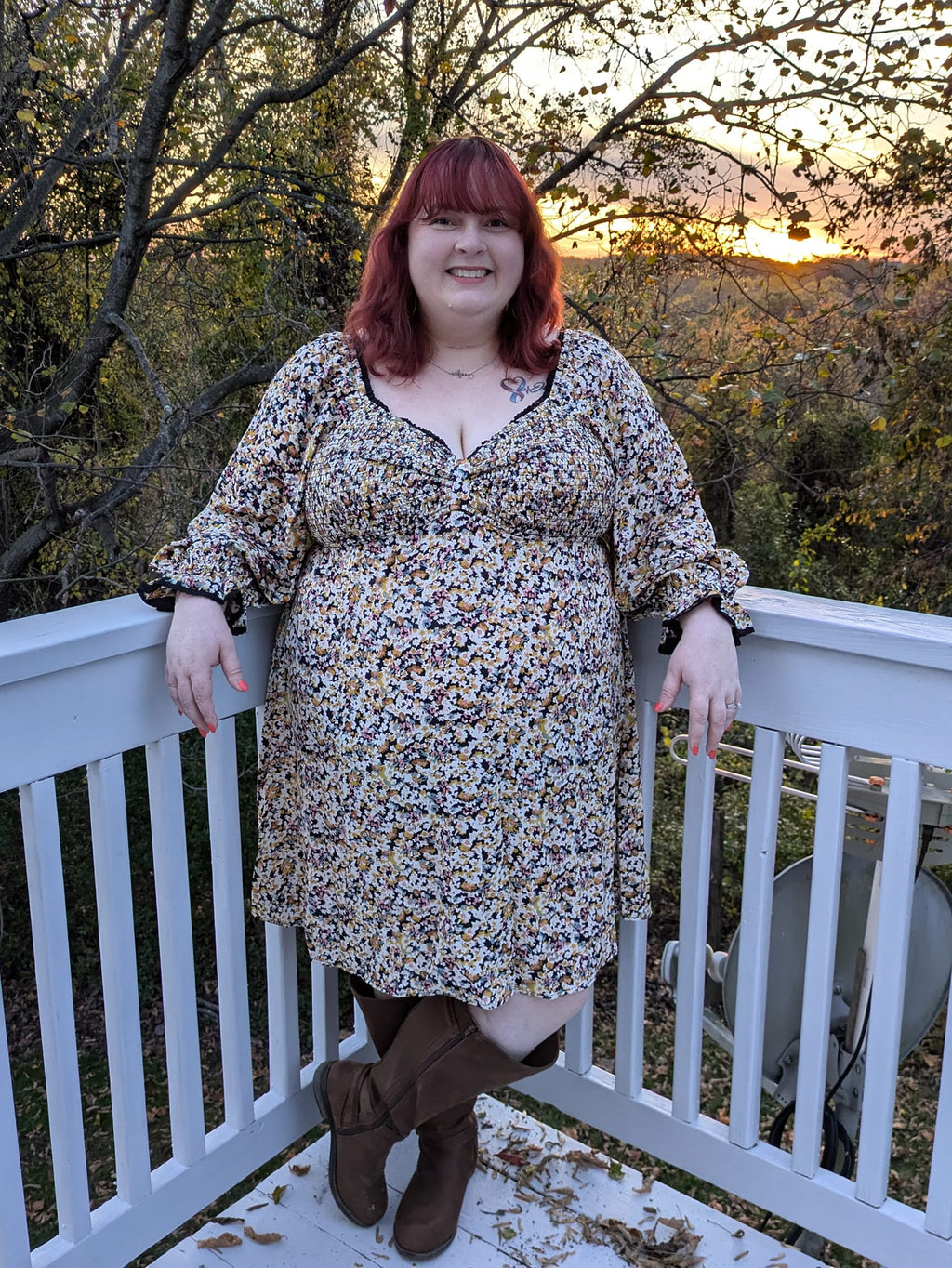 Sweet Solitude Floral Babydoll Dress