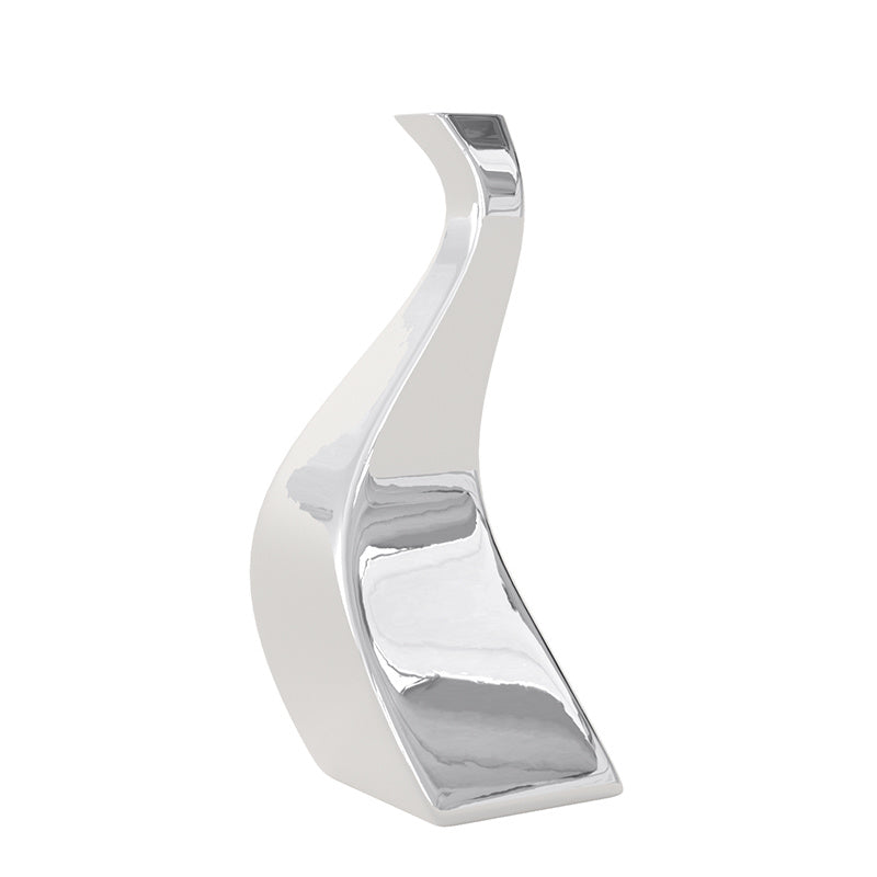 Mirror Silver Vase Ceramic Design Sense Electroplating