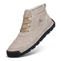Plus Size Men's Leather Shoes High-top Hand Stitching
