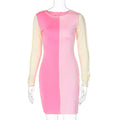 Long sleeve plus size dress