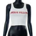 New Letter Printing Skinny Short Tank Top Sleeveless T-shirt Women