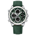 Alloy Leather Men's Business Watch Luminous Waterproof