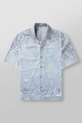 Printed Casual Loose Short Sleeves Top