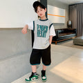 Children's Clothing Boys Summer Short-sleeved Suit