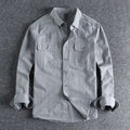Design Sense Overalls Long Sleeve Shirt Men