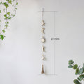 Star And Moon Wood Chip Pendant Bohemian Wall Decoration
