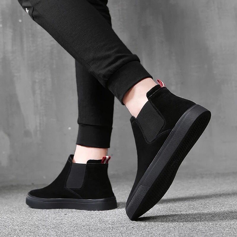 Autumn And Winter Warm Men's Casual All-matching Korean Cotton Shoes
