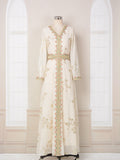 Muslim Robe Women's Bronzing Embroidery