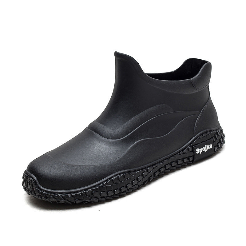 Fashion Korean Style Internet Celebrity Leisure Slip On Rubber Shoes