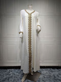 Summer Bronzing Muslim Dubai Gown
