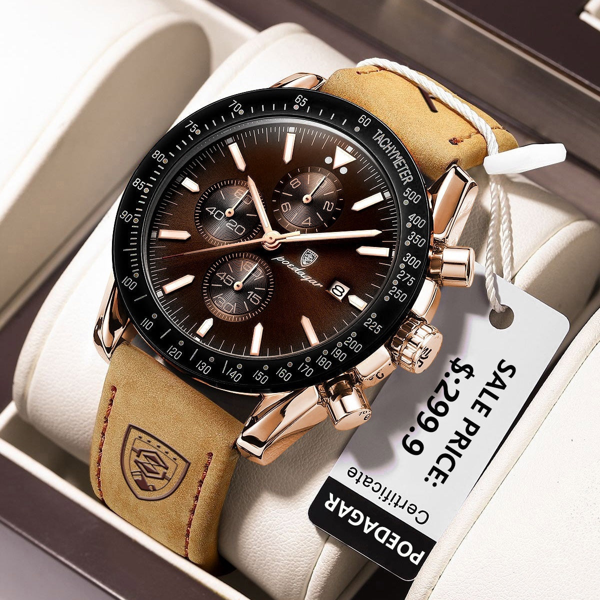Multifunctional Waterproof Luminous Men's Watch