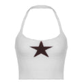 American Star Fur Neck Tank Top For Women