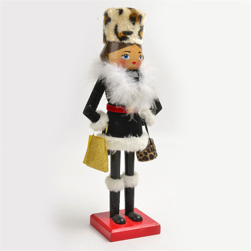 Christmas Party Supplies European Girl Nutcracker Soldier Doll