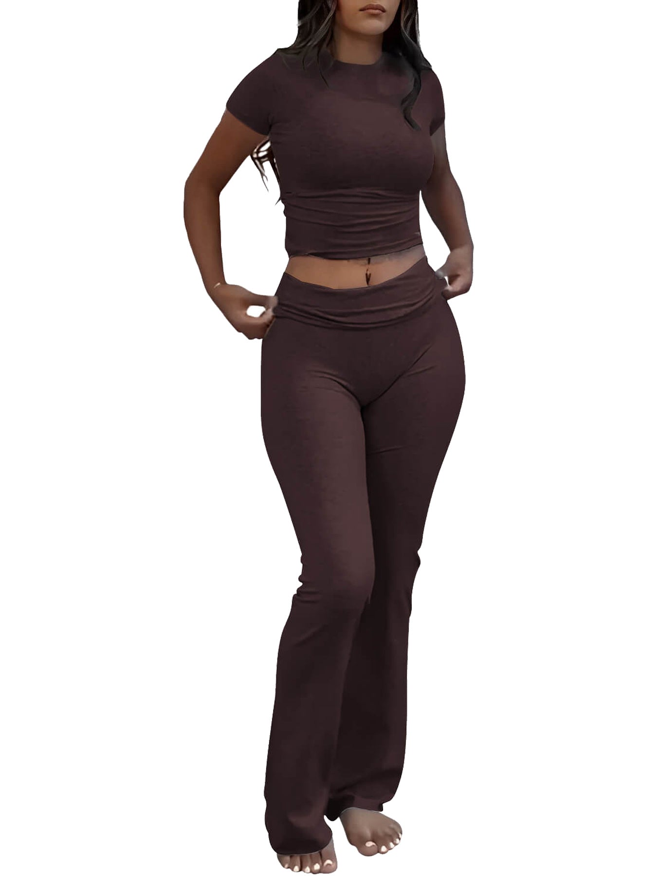 Single Piece Wide Leg Pants