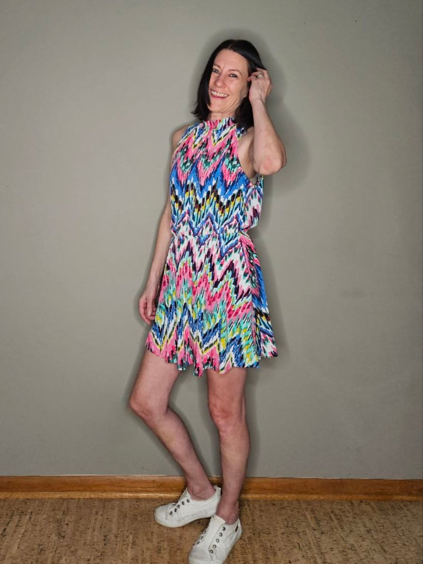 Chevy to the Levy Chevron Dress