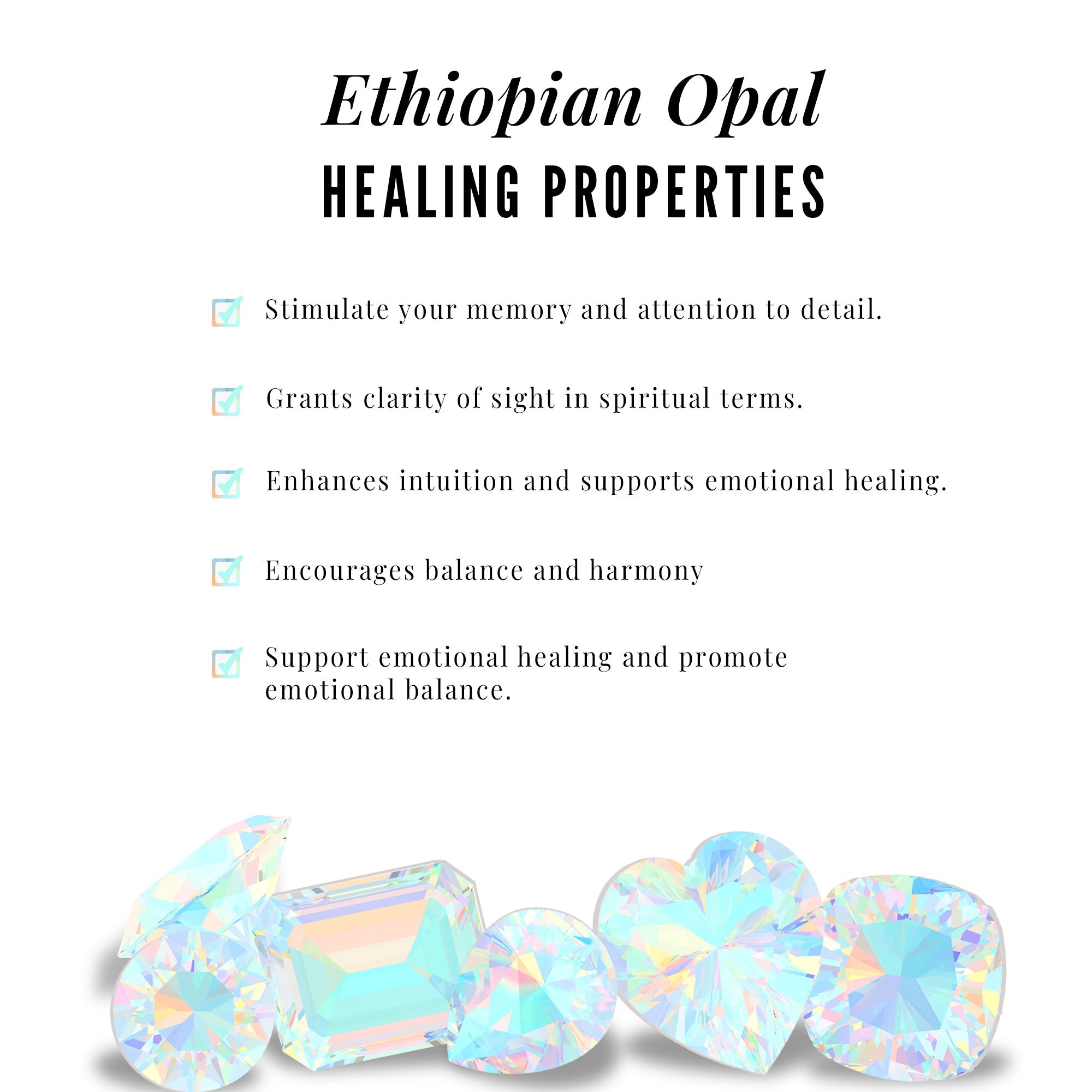 Classic Ethiopian Rainbow Opal Engagement Ring with Diamond Halo