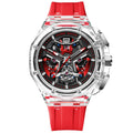 High-Grade Three-Dimensional Hollow Carved Luminous Quartz Watch