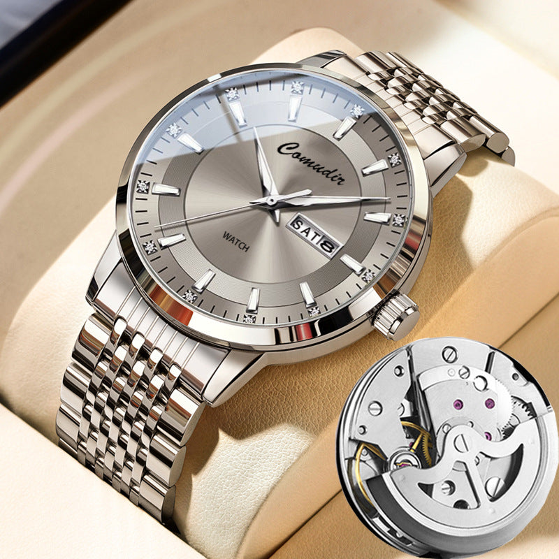 Automatic Quartz Hollow Waterproof Luminous Watch