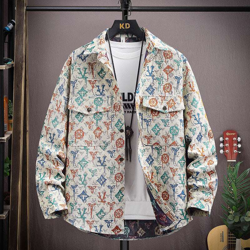Personality Casual Lapel Shirt Coat