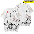 Sports T-shirt Men's Mesh Hip Hop Trend Short-sleeved Shirt