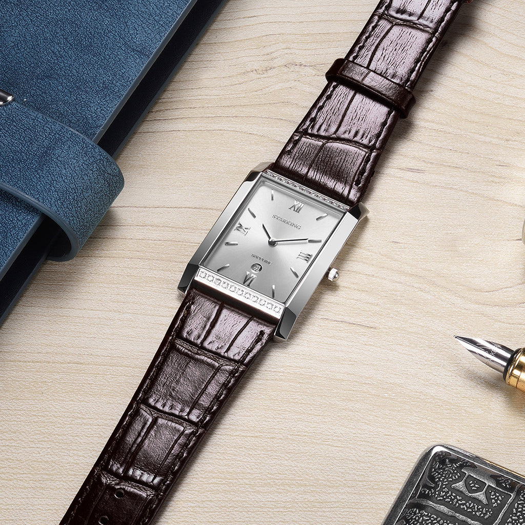 Simple Business Movement Calendar Quartz Watch
