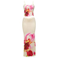 Fashion Personality Street Leisure Vacation Chest Slimming Sleeveless Slip Dress Set Women