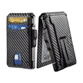 Men's Hot Sale Card Holder Metal Magnetic Flip Wallet