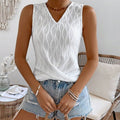 Women's Sleeveless Slim Vest Versatile Top