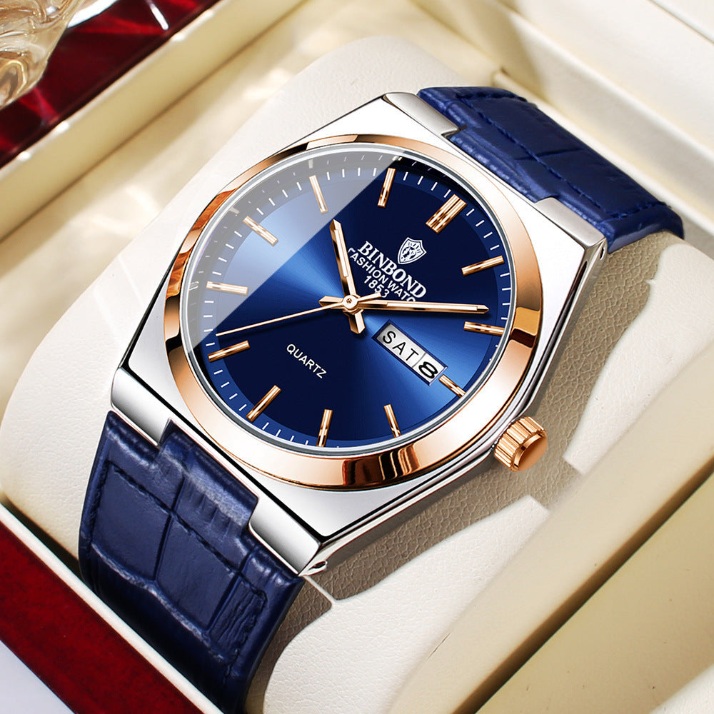 Light Luxury Casual Business New Quartz Watch Men