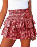 Cake Plaid Fashion Skirt