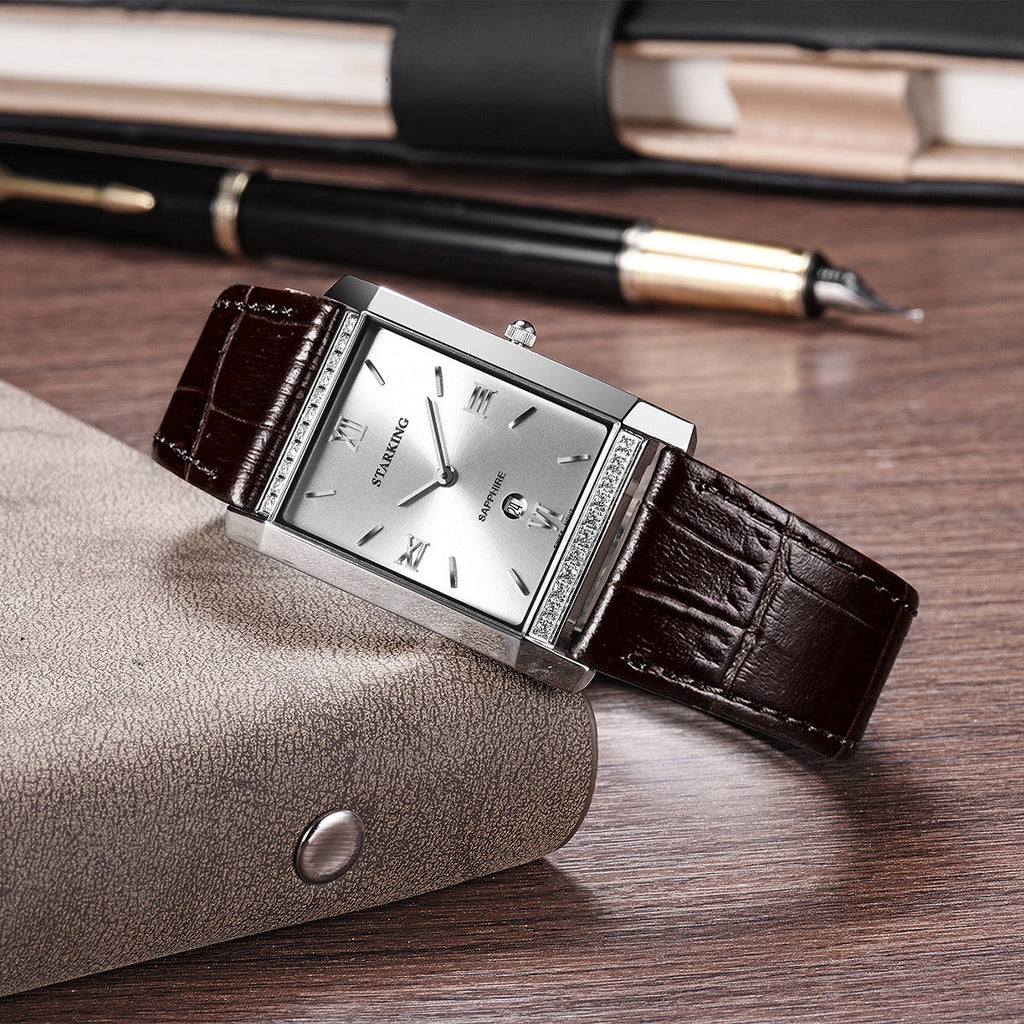 Simple Business Movement Calendar Quartz Watch