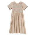 Embroidered Ethnic Style Plus Size Pregnant Women Dress